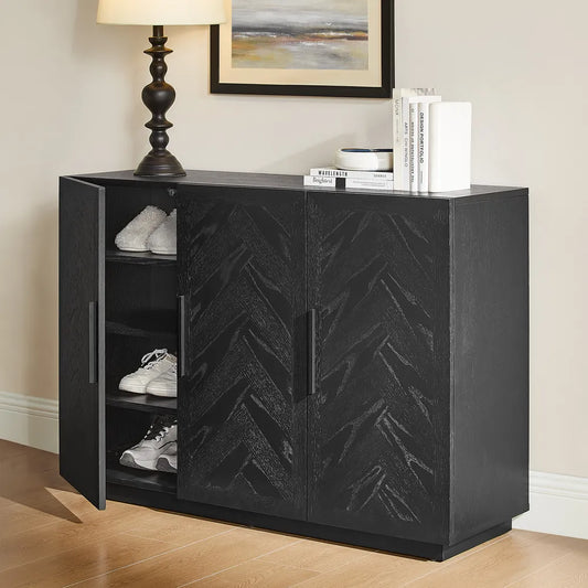 Chevron Shoe Storage