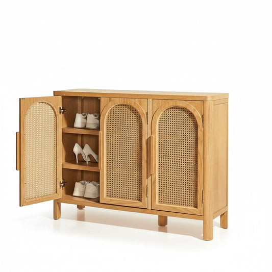 Rattan Shoe Storage