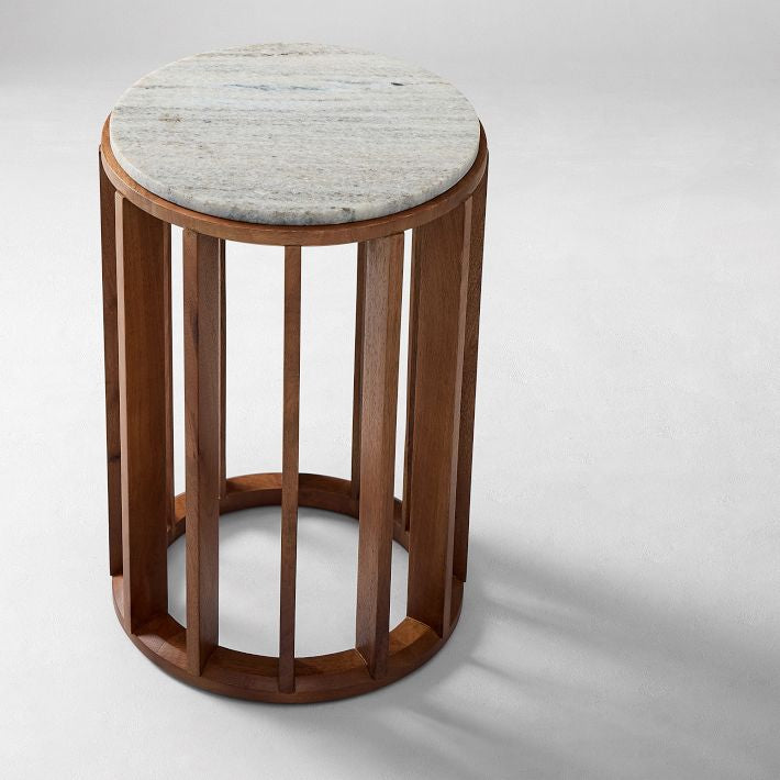 Ophelia Marble Side Table