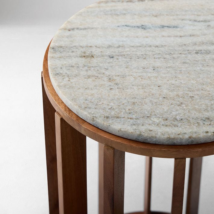 Ophelia Marble Side Table