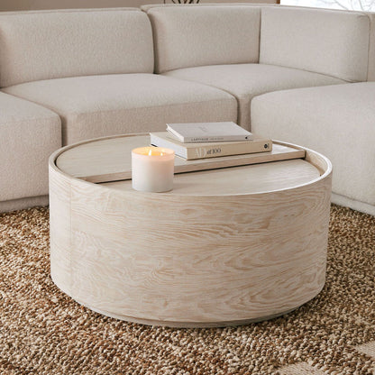 Round Storage Drum Coffee
Table