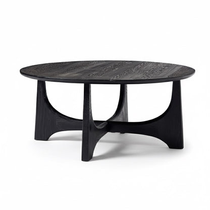 طاولة قهوة تانر من الخشب الصلب